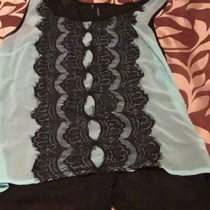 Beautiful light green flapper style top